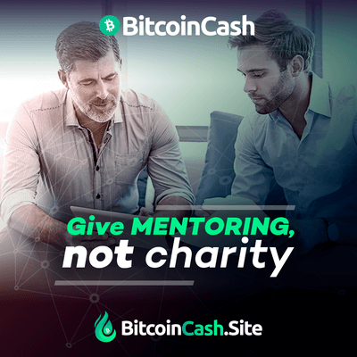 Give Mentoring, not Charity